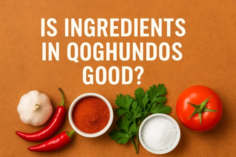 Is Ingredients in Qoghundos Good? Exploring Health Benefits and Nutritional Value